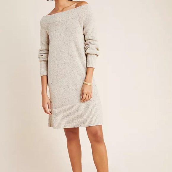 Anthropologie Kelton Boat Neck Tunic Sweater L - Picture 1 of 9